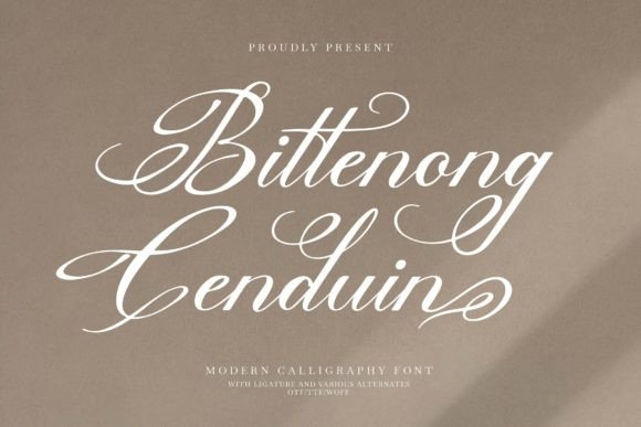 Bittenong Cenduin: The Elegant Typeface for Sophisticated Branding