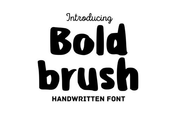 Bold Brush: A Creative Typeface for Editorial Design
