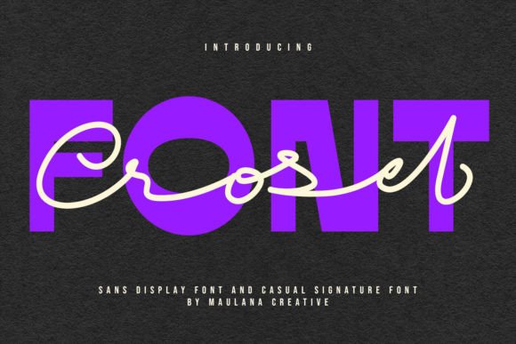 Crosel: The Authentic Brush Typeface for Handcrafted Branding