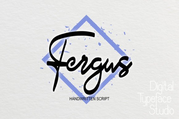 Fergus: The Handwritten Typeface That Elevates Small Business Branding