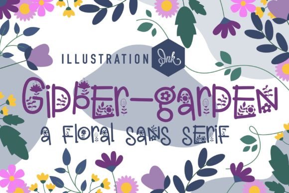 Gidber-garden: The Whimsical Typeface for Handmade Shop Branding