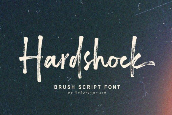 Hardshock: The Handwritten Typeface That Elevates Editorial Design