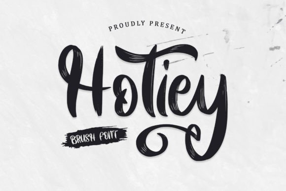 Hotiey: A Handwritten Brush Typeface for Modern Web Design