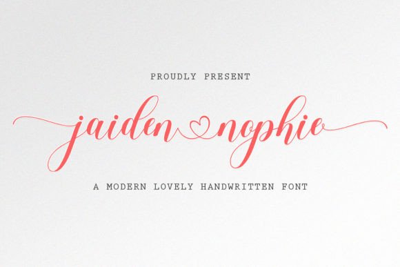 Jaiden Nophie: The Script Amp Typeface for Memorable Campaigns
