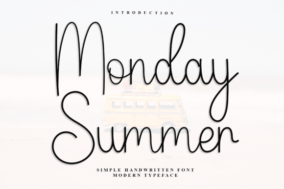 Monday Summer: A Fresh Handwritten Typeface for Authentic Branding