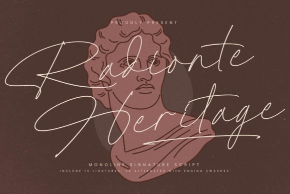 Radionte Heritage: The Perfect Handwritten Typeface for Crafters