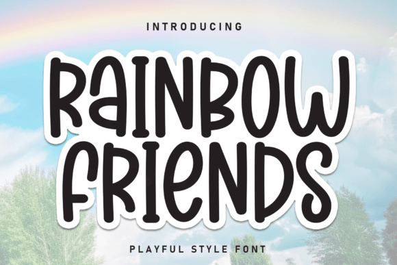 Rainbow Friends: The Perfect Handwritten Typeface for Whimsical Branding
