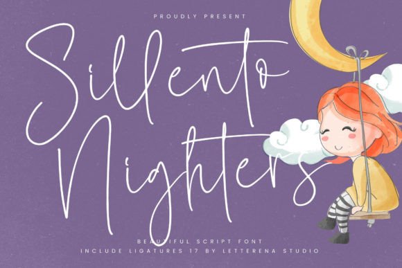 Sillento Nighters: The Premium Script Typeface for Modern Campaigns