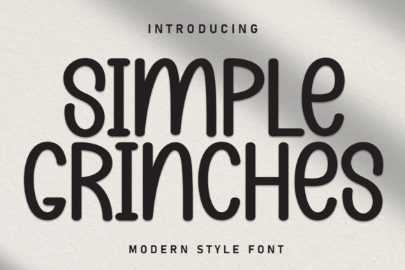 Simple Grinches: The Handwritten Typeface for Modern Editorial Design