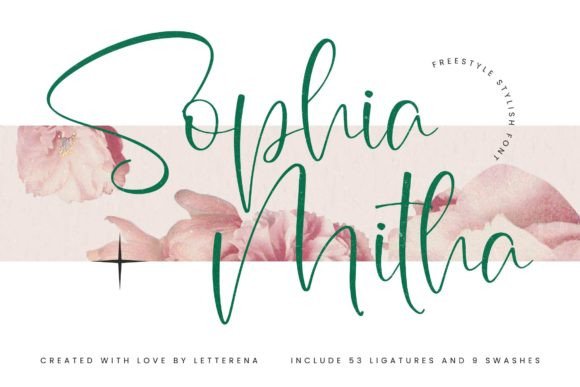 Sophia Mitha: A Modern Handwritten Typeface for Editorial Design