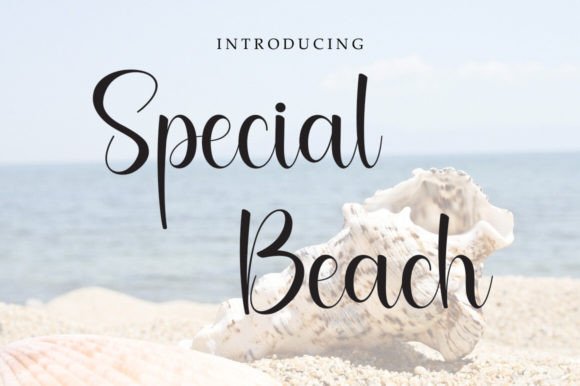 Special Beach: A Handwritten Typeface for Editorial Elegance