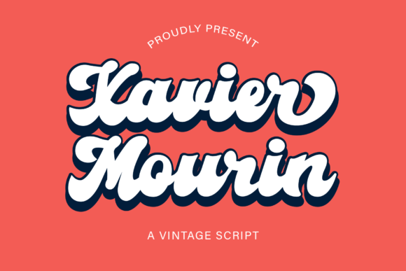 Xavier Mourin: The Vintage Script Font for Scroll-Stopping Campaigns